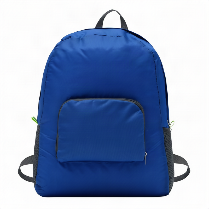Foldable travel backpack made of polyester, 20-35 L