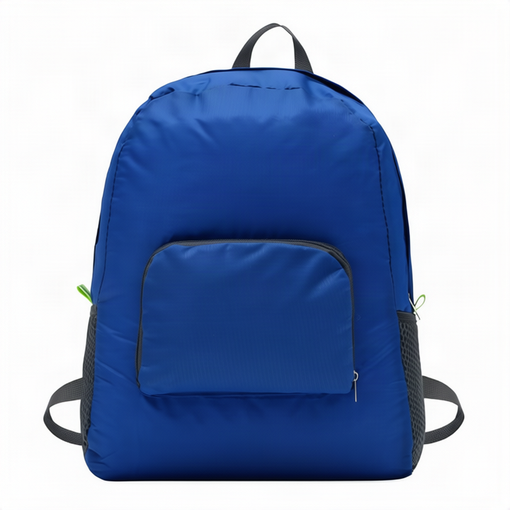 Foldable travel backpack made of polyester, 20-35 L