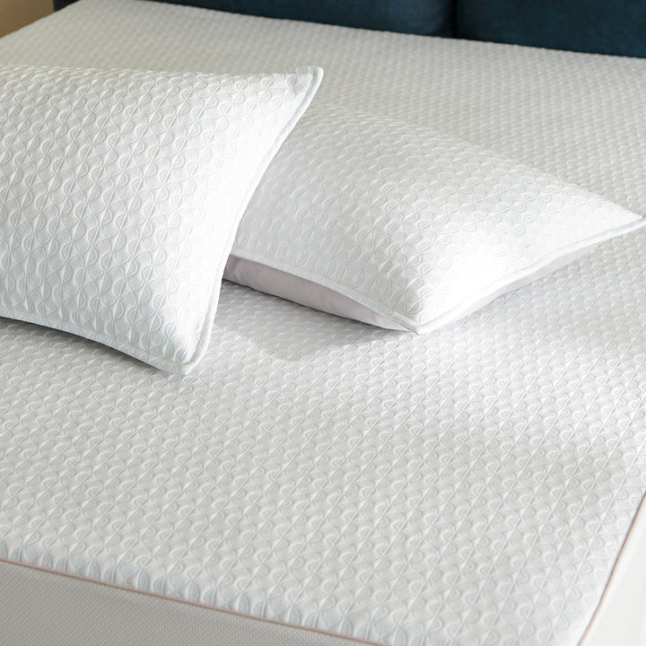 Cooling mat made of ice mat and rattan, 150×200 or 180×200 cm