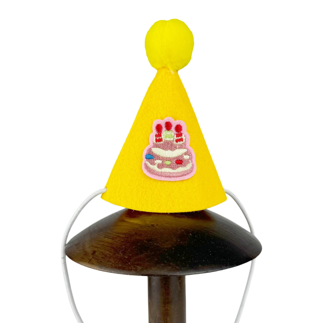 Birthday set for pets with hat and bib