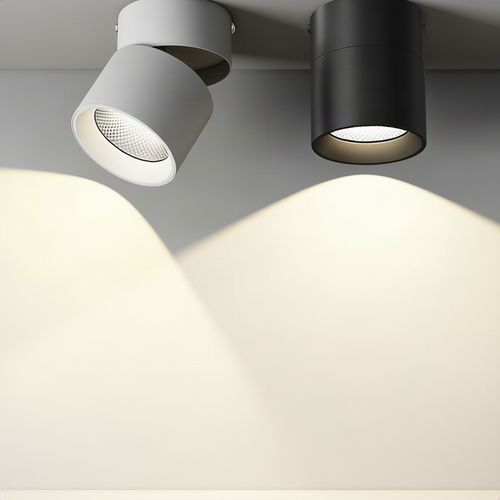 LED wall lamp with remote control and color selection