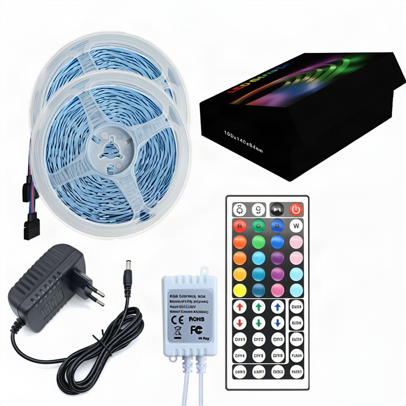 RGB LED strip 5050, controllable via app and remote control