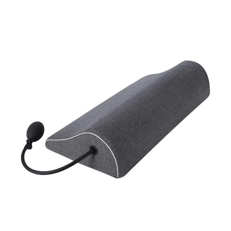 Inflatable neck support cushion with heating function