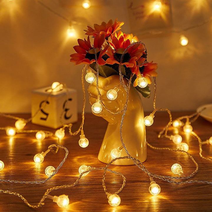 LED string lights with button cell battery, 1–3 m
