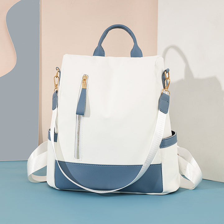 Women's backpack, PU leather, water-repellent, 35×32×15 cm