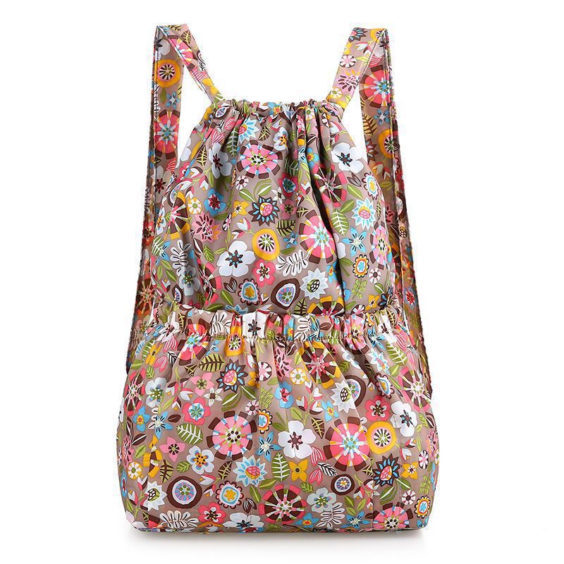 Women's backpack with print pattern, durable, large volume