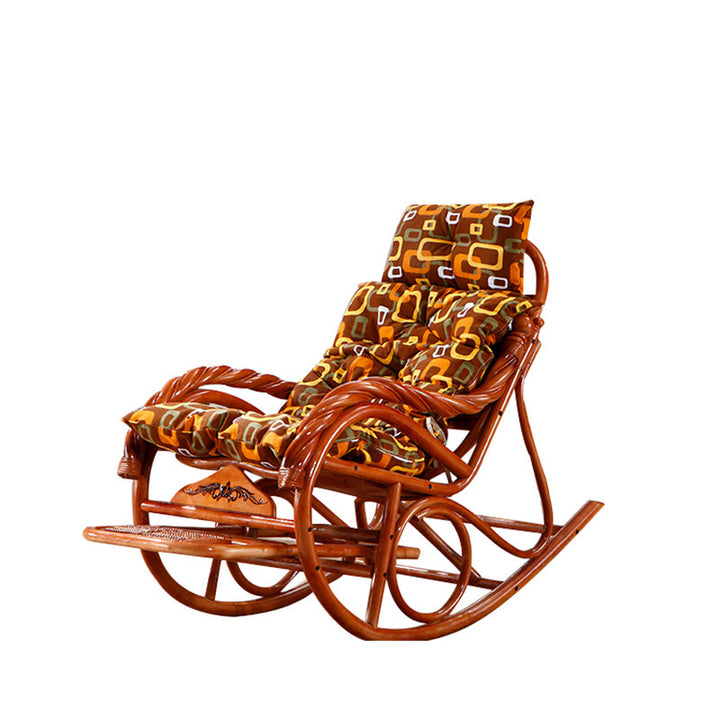 Rattan rocking chair, country style