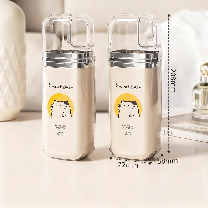 Portable dental care set with storage box