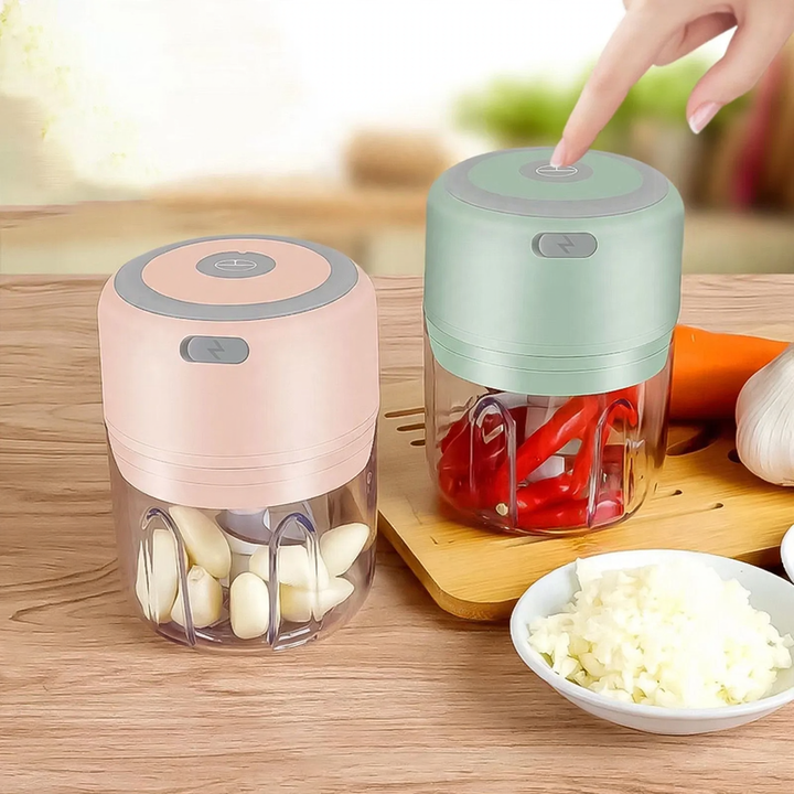 Portable electric chopper, cordless, 100-250 ml