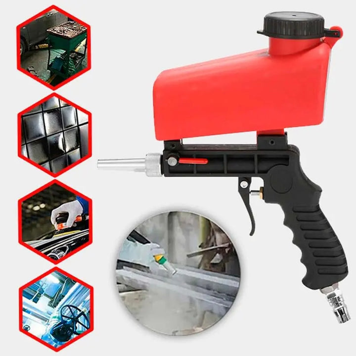 Multi-purpose sandblasting gun | Bowlift