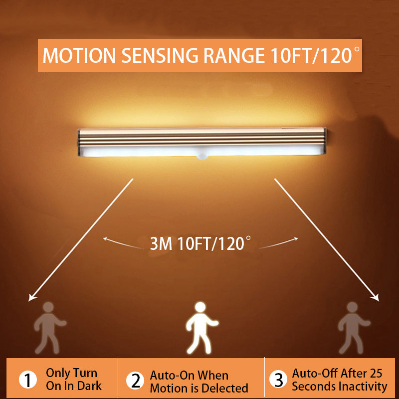 WIRELESS LED NIGHT LIGHT WITH MOTION SENSOR AND RECHARGEABLE BATTERY | Bowlift