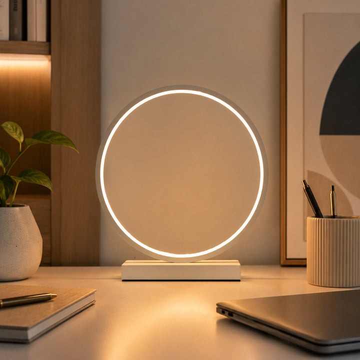 Ring light with RGB color change, aluminum base