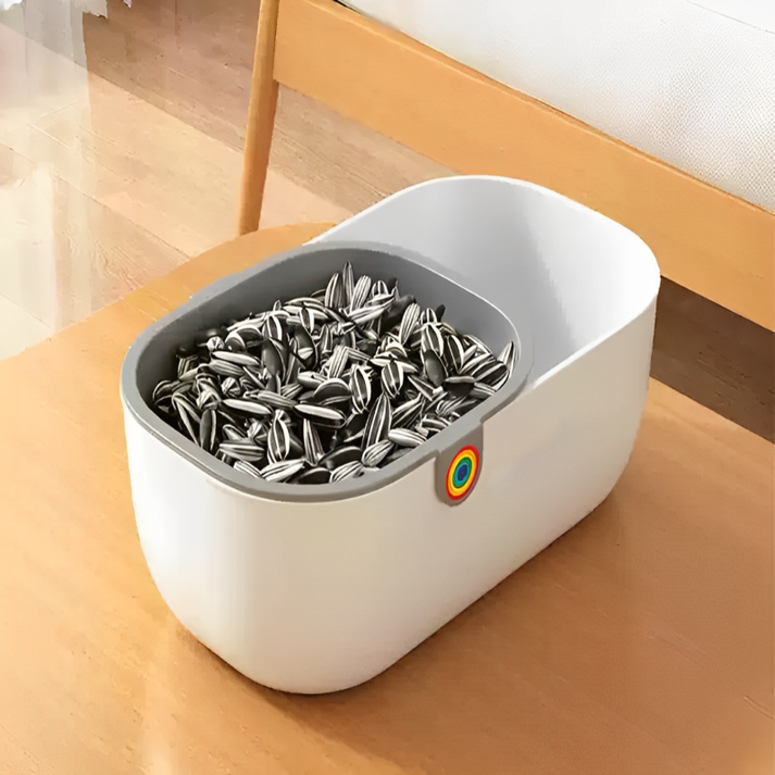 Practical Snack Bowl | 2-tier Design for Clean Snacking | Bowlift