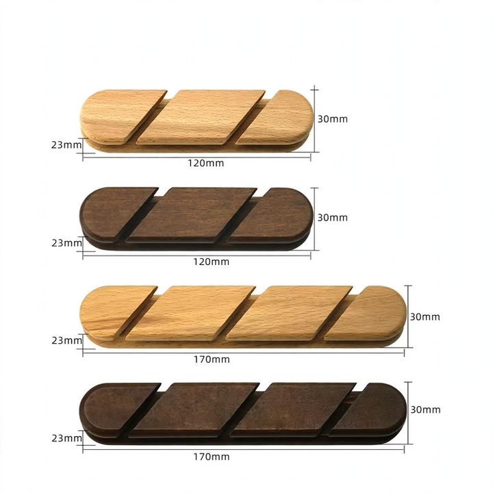 Wooden cable organizer, model K009