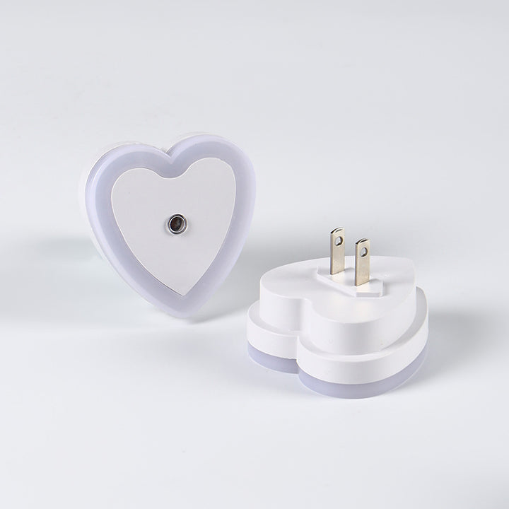 Socket night light with light sensor, LED