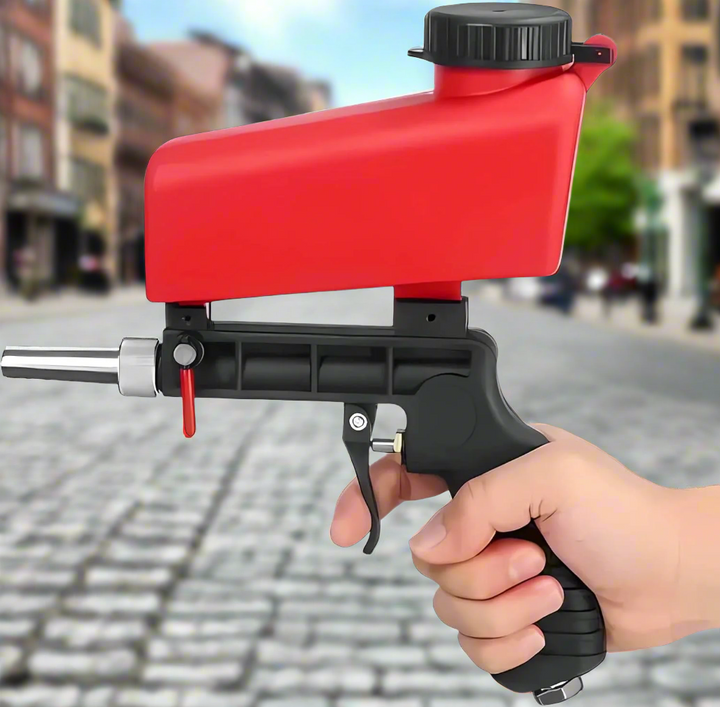 Multi-purpose sandblasting gun | Bowlift
