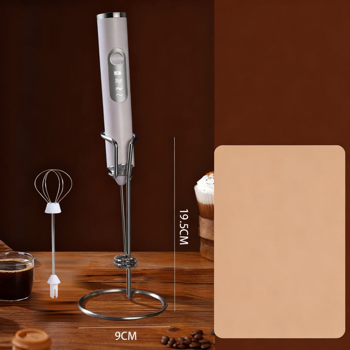 Electric milk frother, USB-C, multiple functions