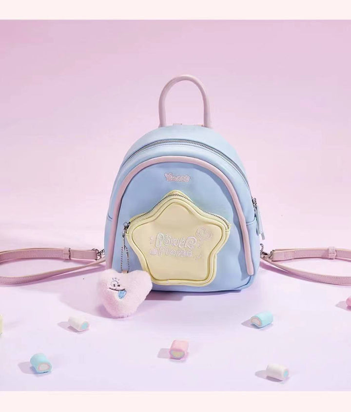 Mini-backpack with five-star design