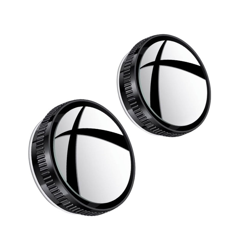 Vehicle blind mirror for gluing or suction