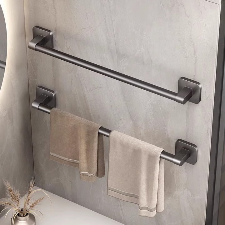 Towel holder without drilling, stainless steel, 30–80 cm