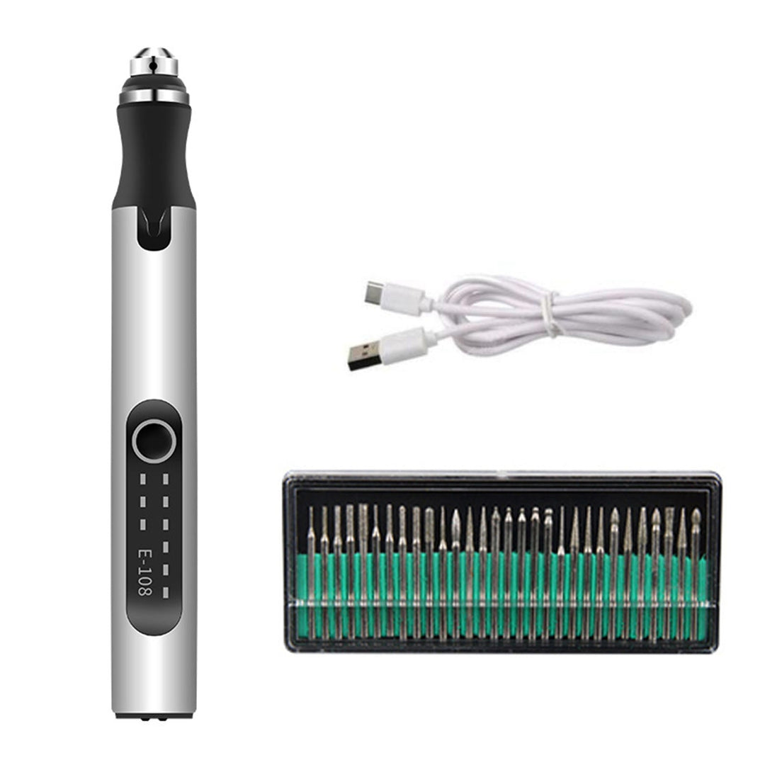 Engraving pen - suitable for beginners - user-friendly and intuitive - 200g. - Includes USB-C fast charging cable - Wall clock | Bowlift