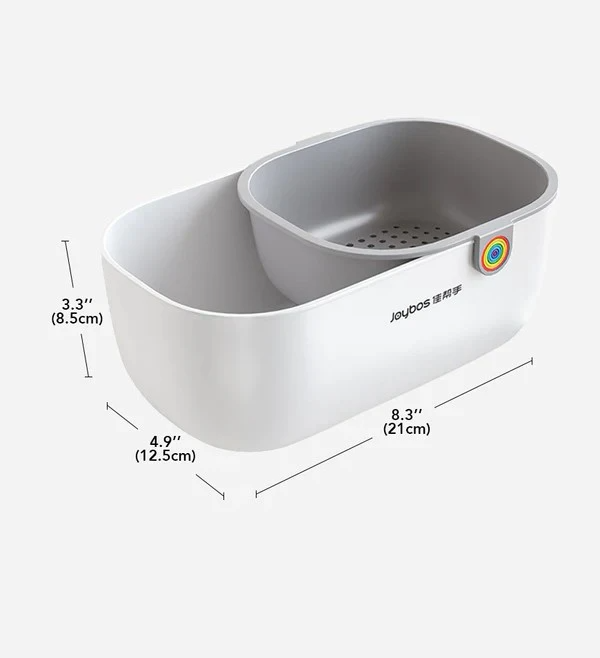 Practical Snack Bowl | 2-tier Design for Clean Snacking | Bowlift