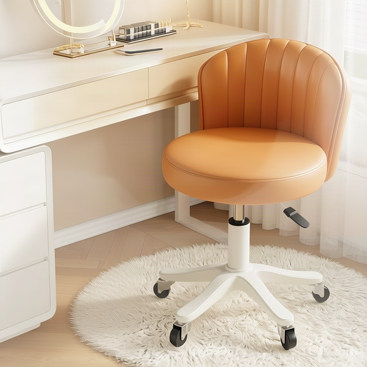 Bar stool with bowl and high backrest