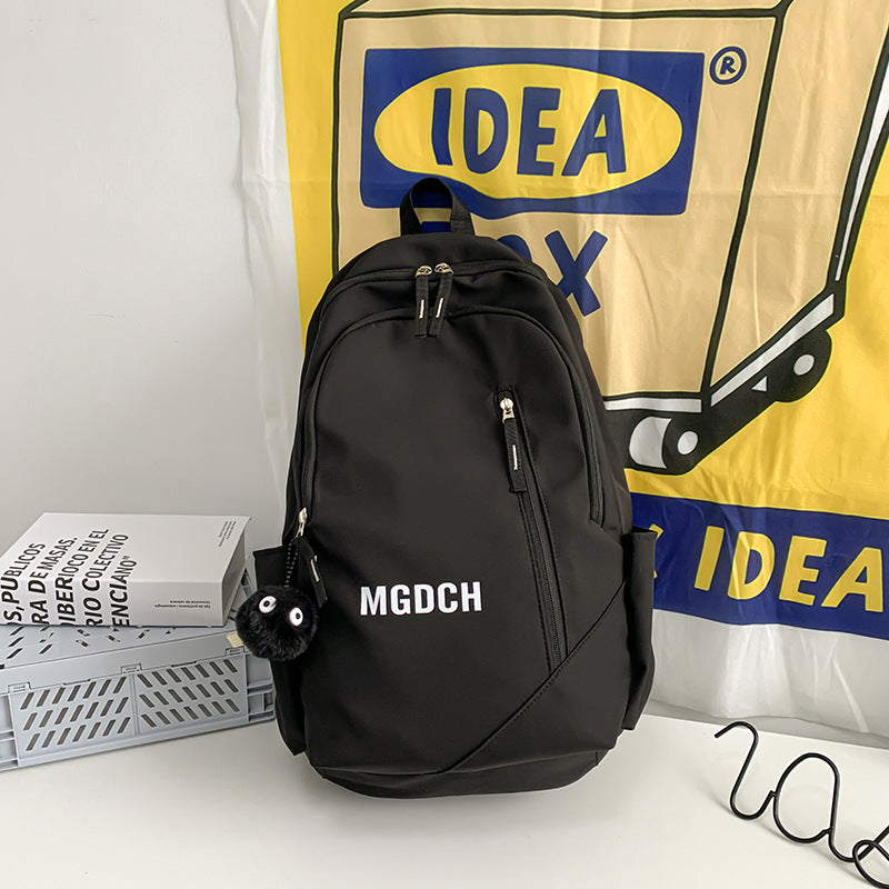 Backpack, 20–35 L, letter pattern, up to 13 inches