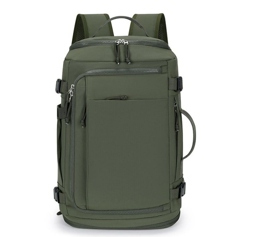 Nylon Backpack, 20–35 L, with shoe compartment and extension