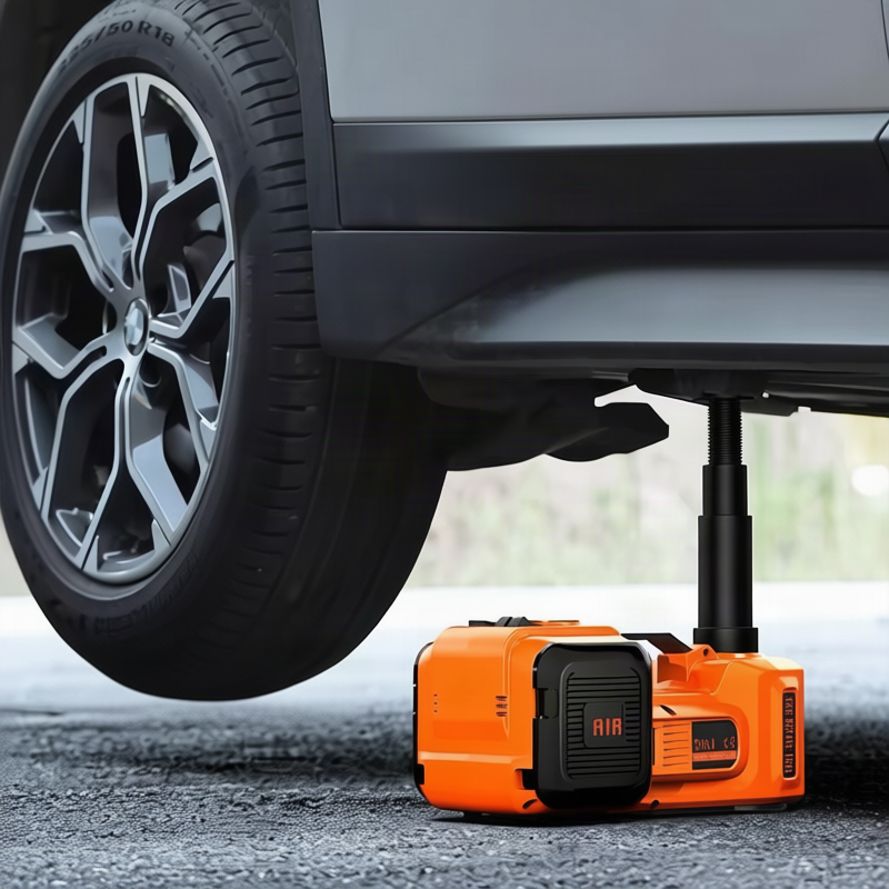 Electric car jack 5 tons with air pump