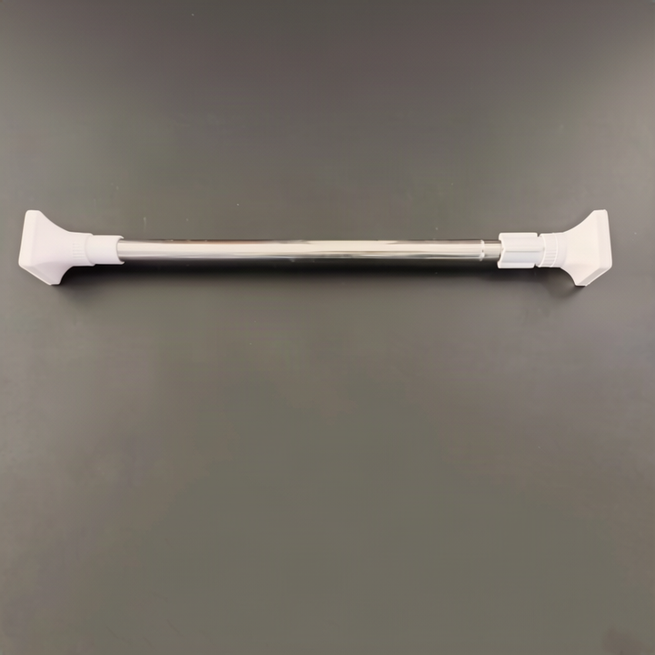 Telescopic curtain rod without drilling