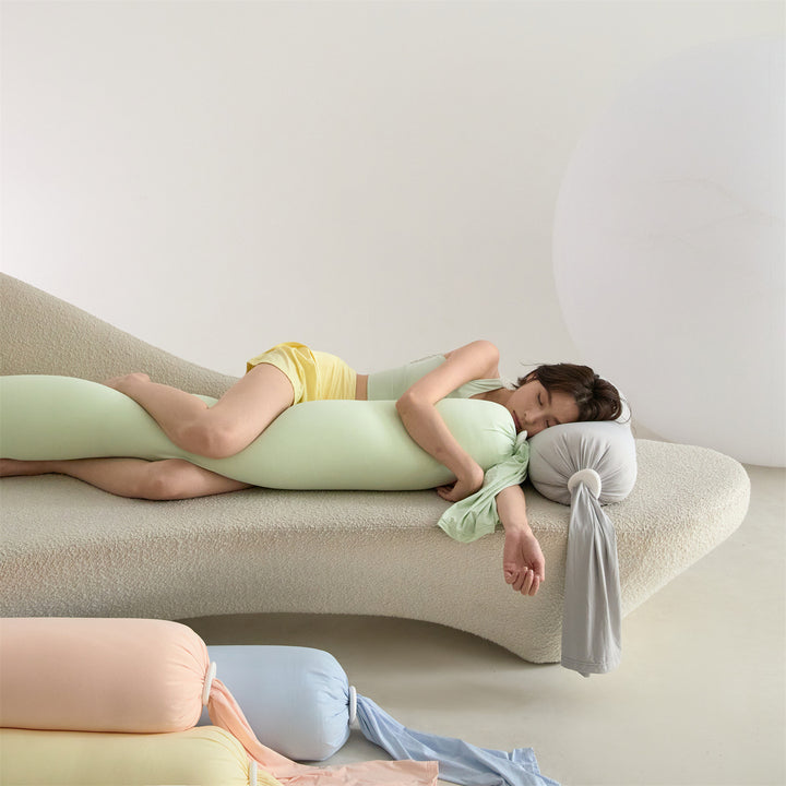 Washable side sleeper pillow with EPS filling