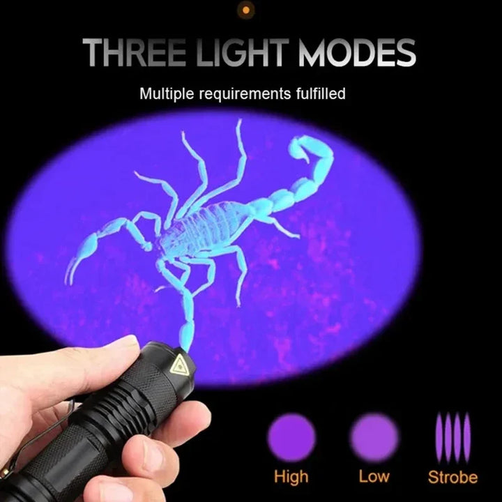 BowLift | LED UV Flashlight - Ultraviolet Inspection Lamp for Pet Urine and Stain Detection