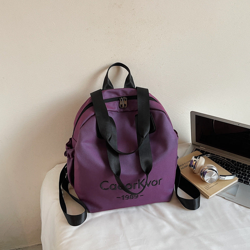 Women's Backpack, lightweight, large capacity, 8 inches