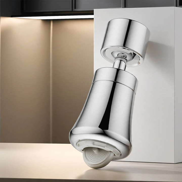 Retractable faucet attachment, 360° rotatable