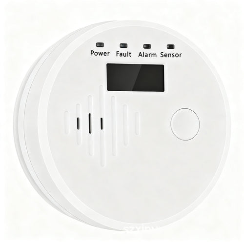 Carbon monoxide detector with LCD display