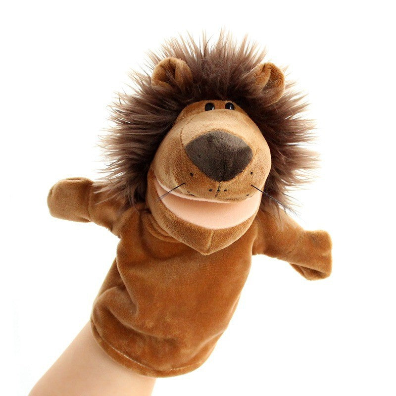 Plush Hand Puppet Lion, 24 cm