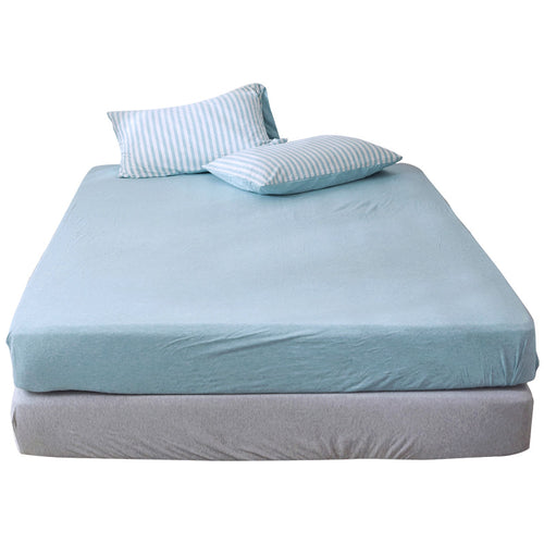 Cotton fitted sheet, 1.8 m bed