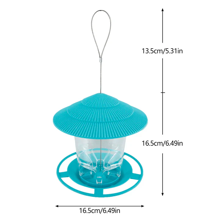 BowLift | Hanging Bird Feeder with Automatic Seed Dispenser