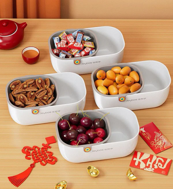 Practical Snack Bowl | 2-tier Design for Clean Snacking | Bowlift