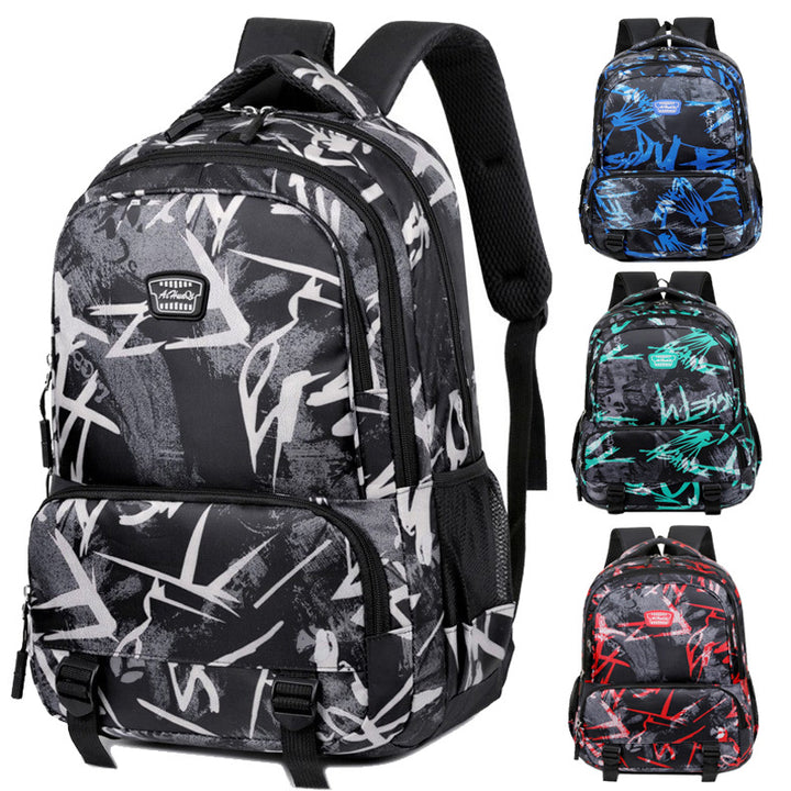 Oxford-Rucksack, 36–55 L, striped pattern