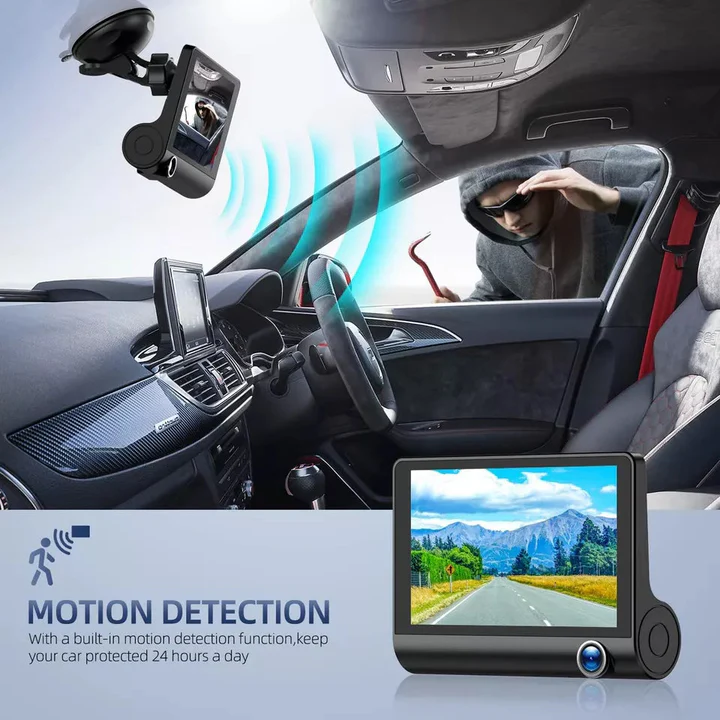 BowLift | 4" Touch Screen Front and Rear Dash Cam