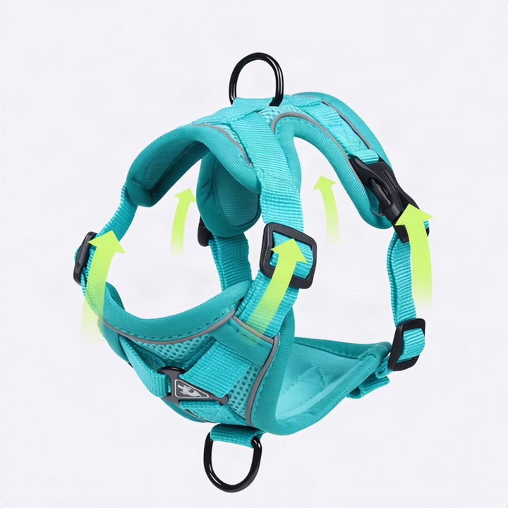 Dog harness for large dogs, padded