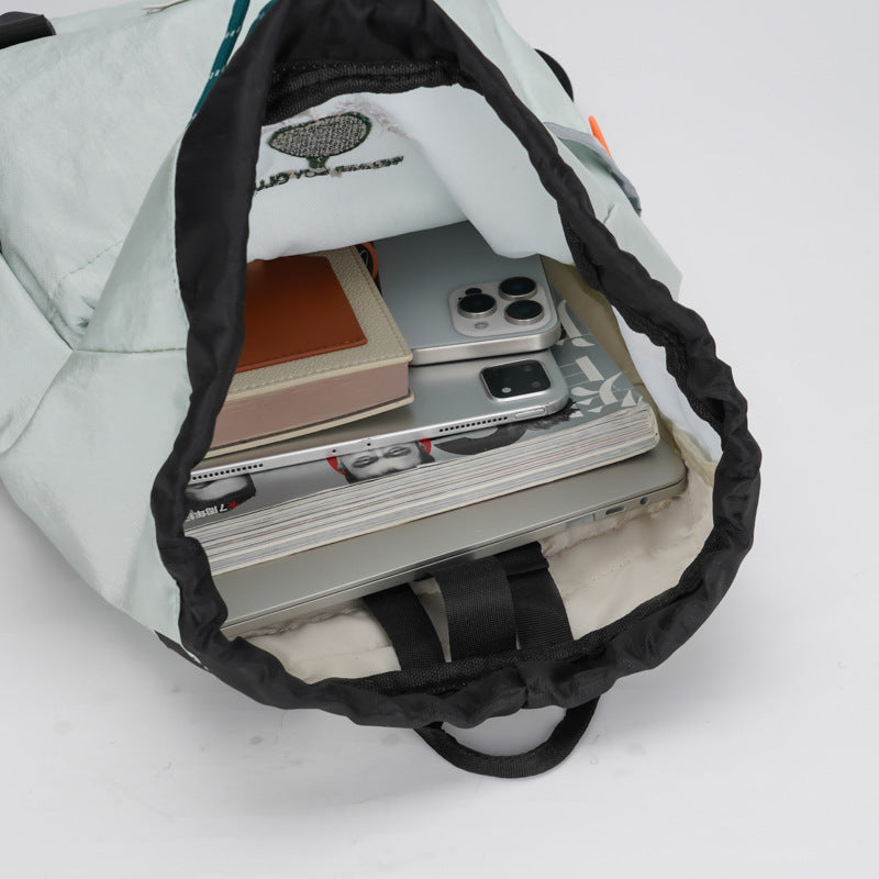 Nylon backpack, ultralight, drawstring