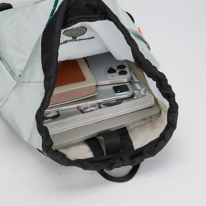 Nylon backpack, ultralight, drawstring