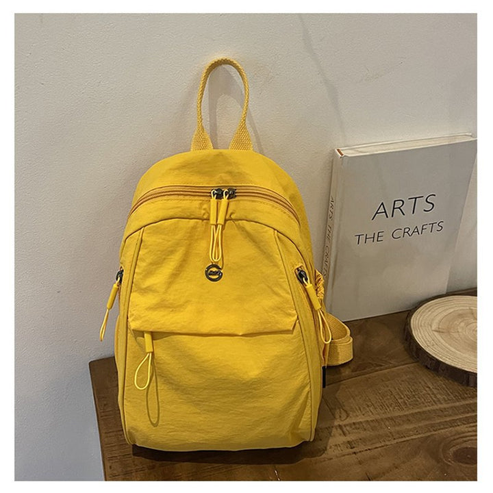 Lightweight nylon backpack, casual style