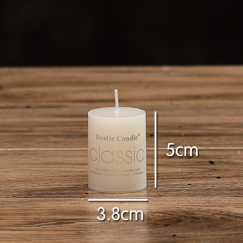 Glass candle holder shell shape, high borosilicate glass