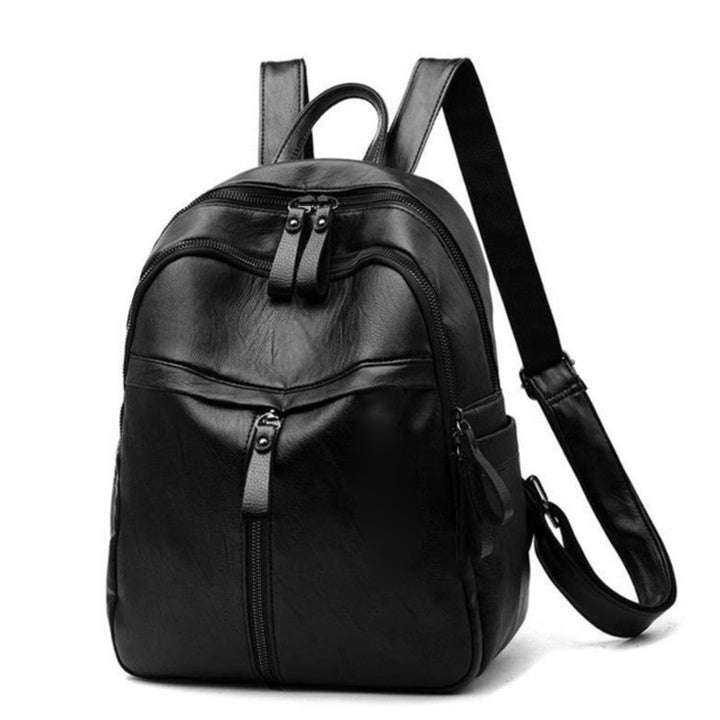 Synthetic leather backpack, waterproof