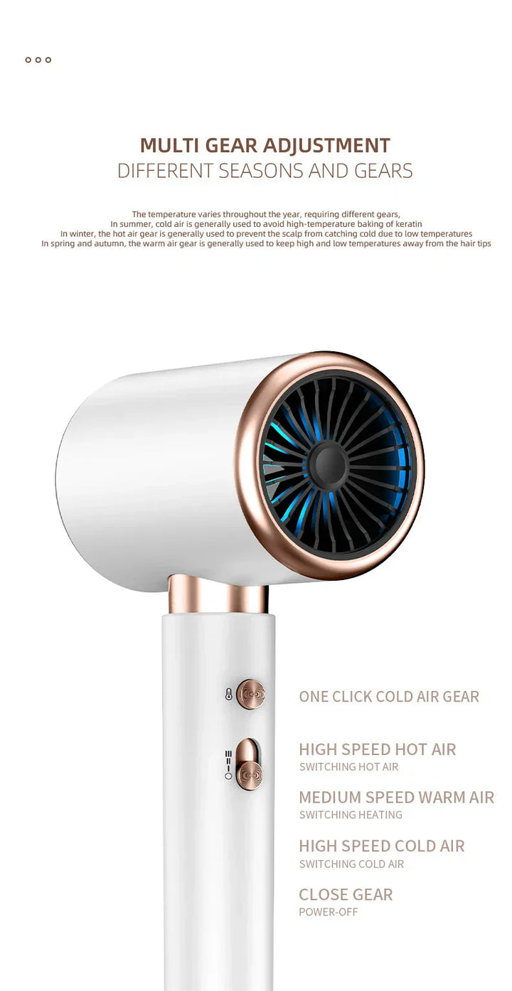 BowLift | High-performance hair dryer 2400W with cold and warm air function - Ion technology