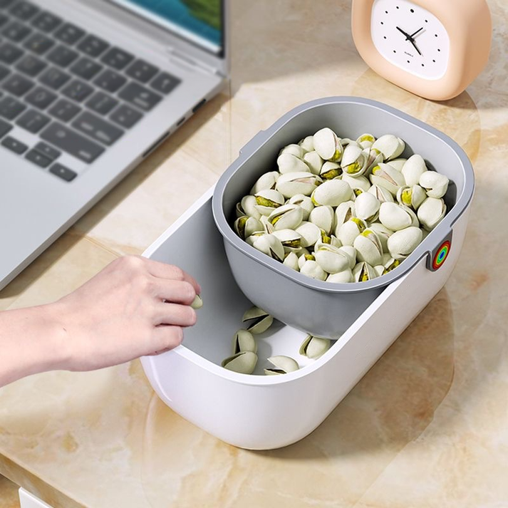 Practical Snack Bowl | 2-tier Design for Clean Snacking | Bowlift